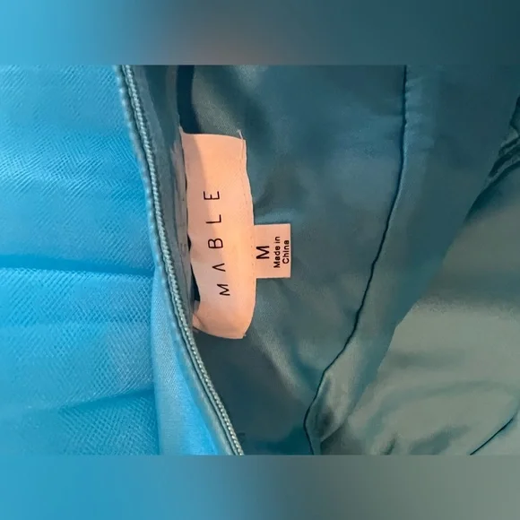 NWOT ‘Never Tulle Much’ Tulle Minidress - Size M/ Aqua - Picture 4 of 6